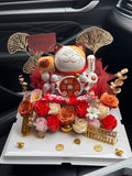 Lucky Cat Grand Opening Flower Box
