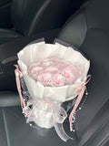 12 Pink Awakening Soap Flower Bouquet