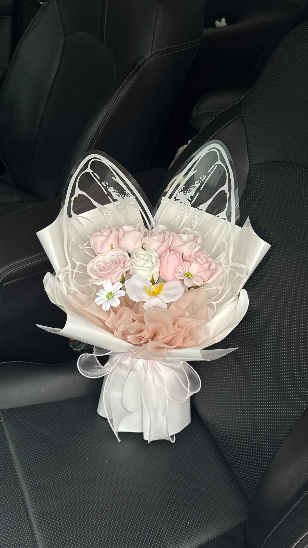 S Size Pink Butterfly Bouquet