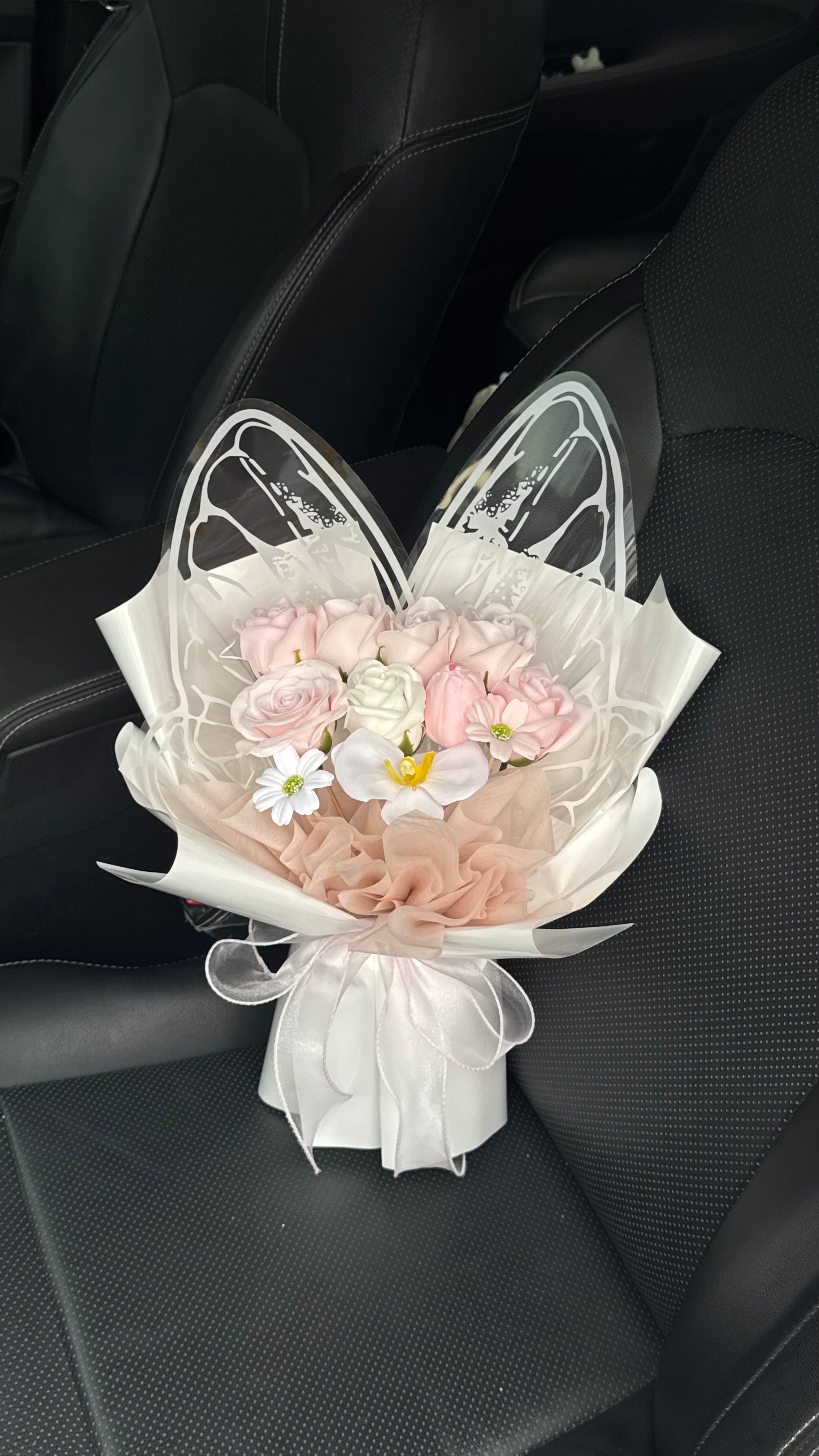 S Size Pink Butterfly Bouquet