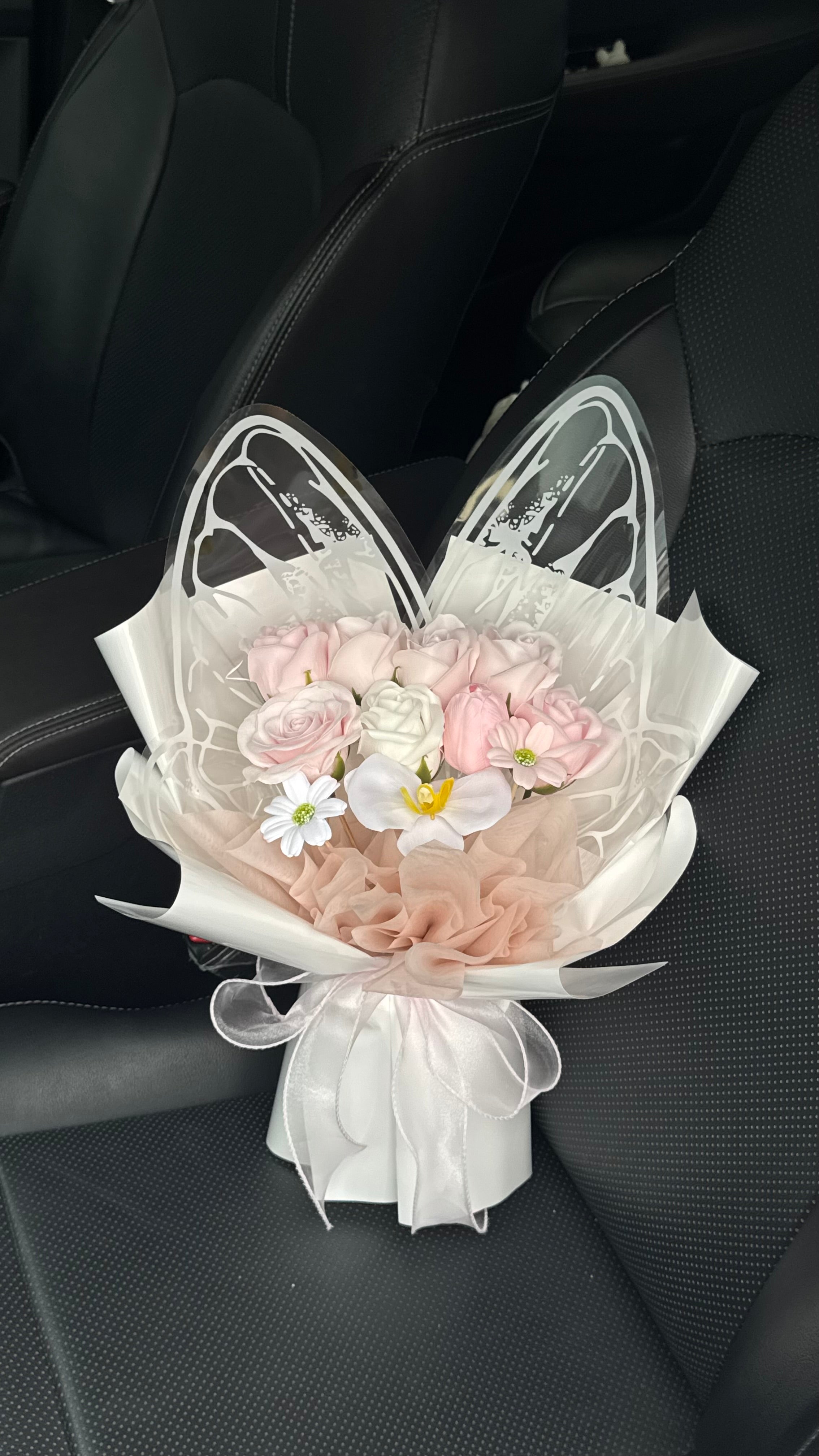 S Size Pink Butterfly Bouquet