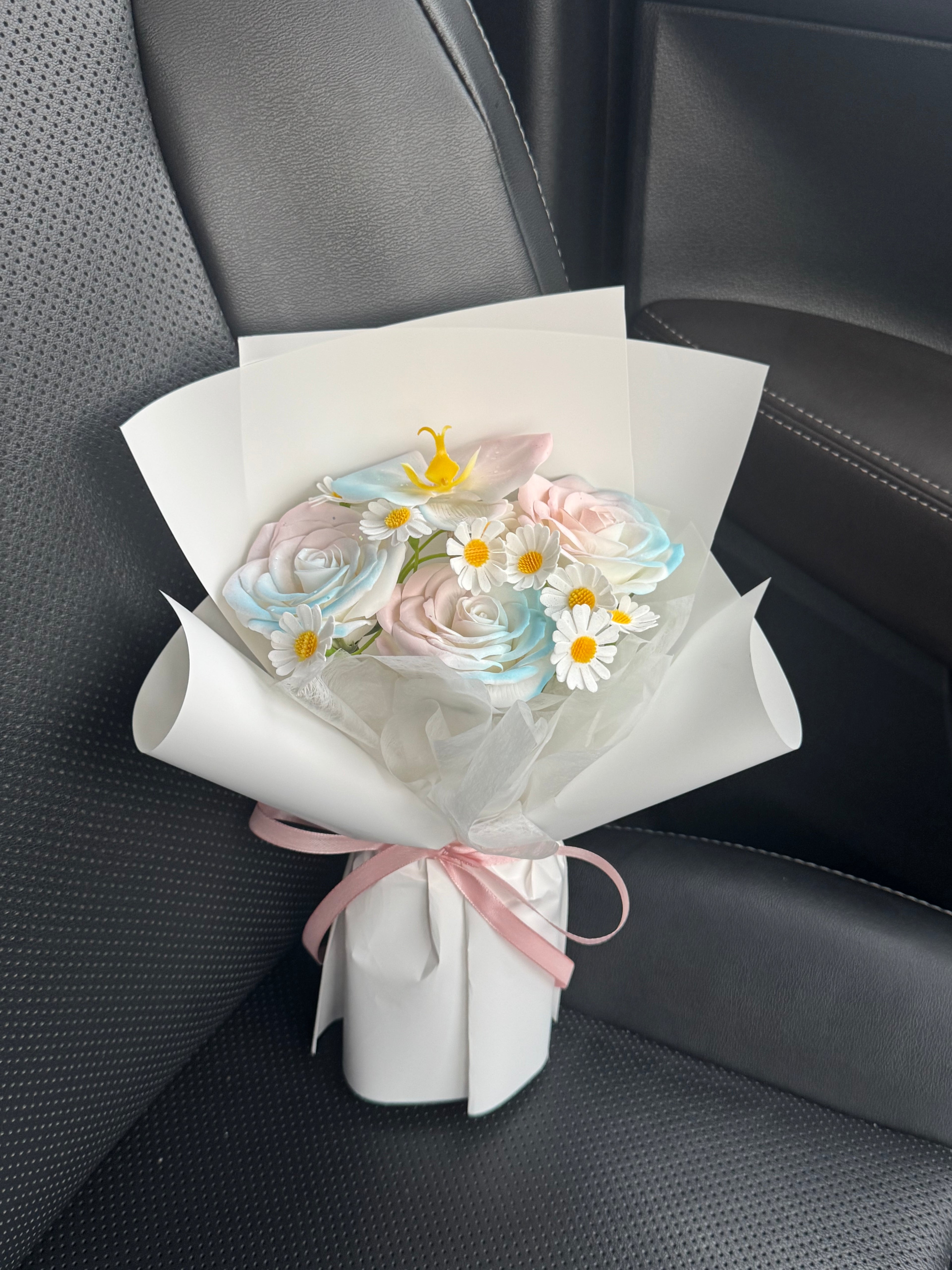 S Size Mermaid Soap Flower Bouquet