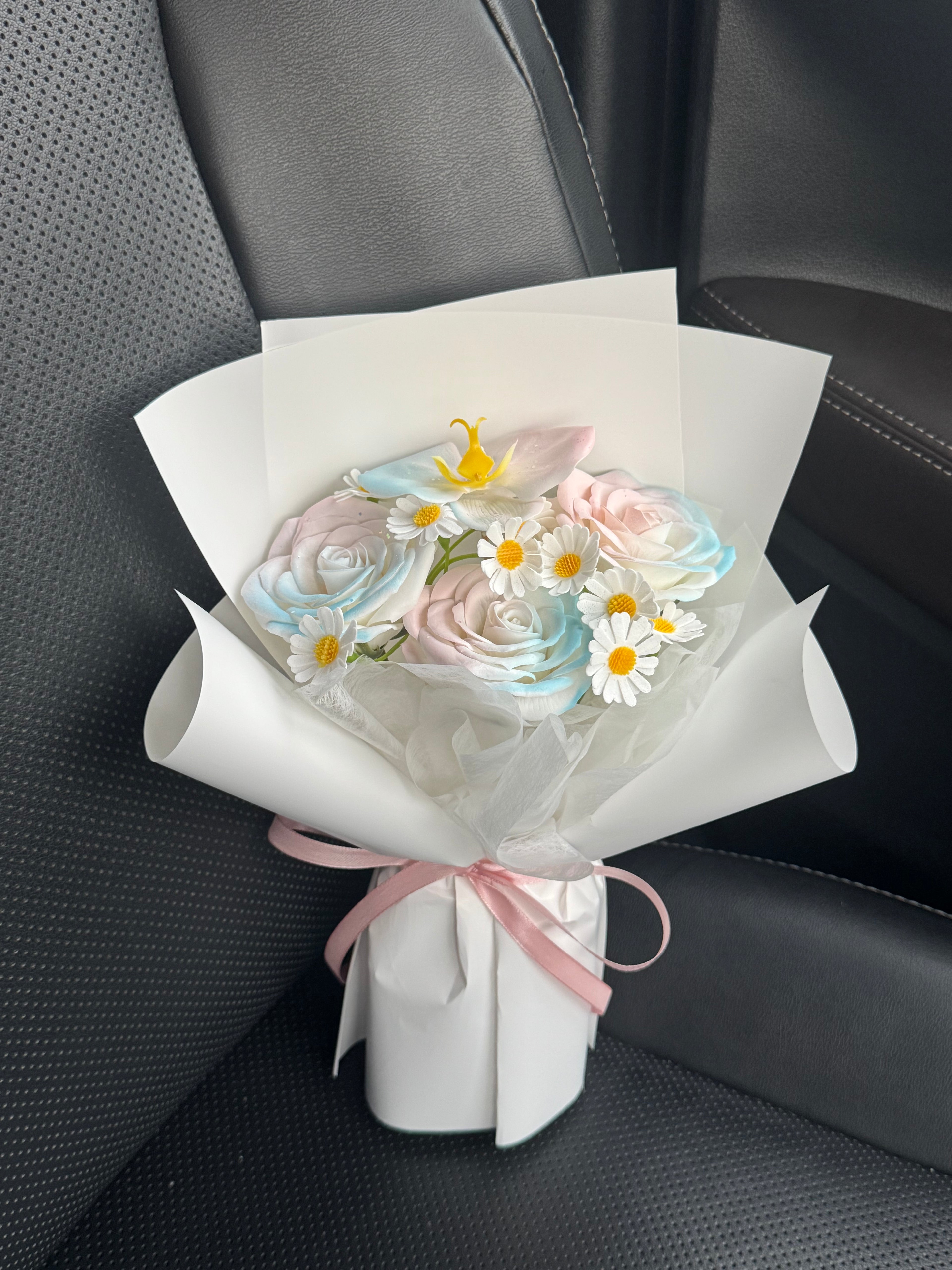 S Size Mermaid Soap Flower Bouquet