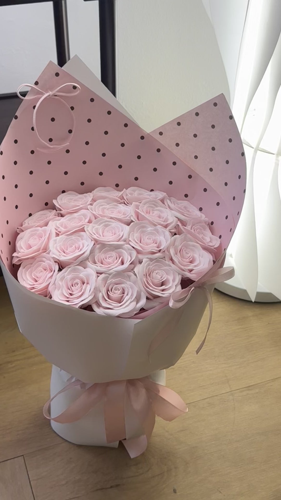 Blush Pink Soap Rose Bouquet